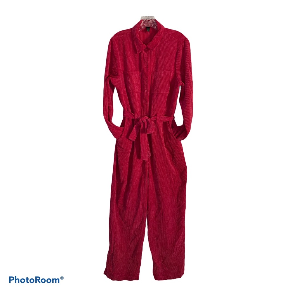 🆕Pink Corduroy Jumpsuit